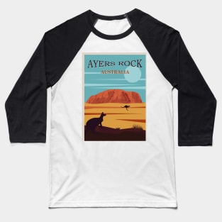 Australia - Ayers Rock Baseball T-Shirt